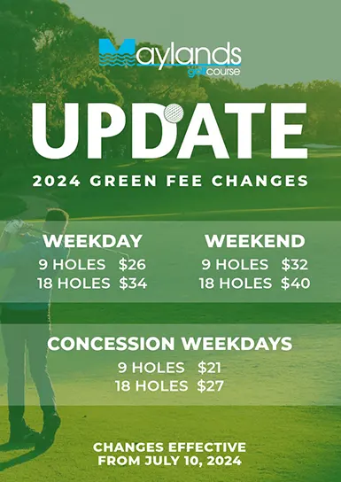 Green Fee Update