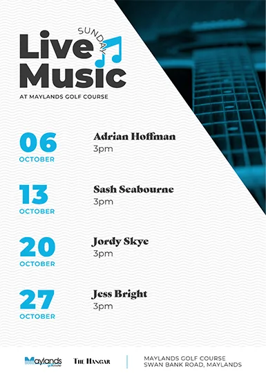 October Live Music Line Up